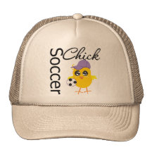 Soccer Chick v2 Hat