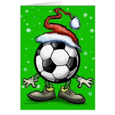 Soccer Christmas Greeting Cards