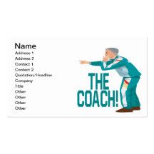 Soccer Coach Business Cards
