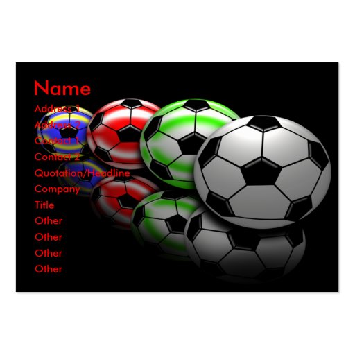 Soccer Coach Business Cards