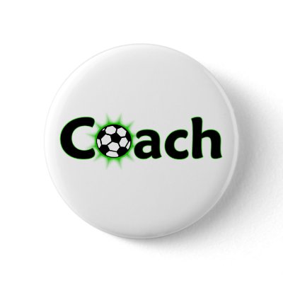 Soccer Coach Button