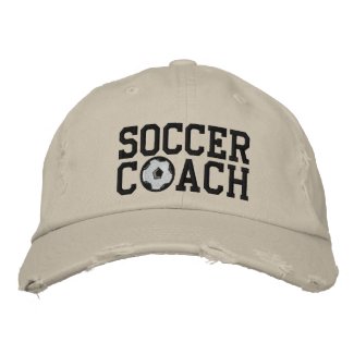 Soccer Coach Cap Embroidered Baseball Caps