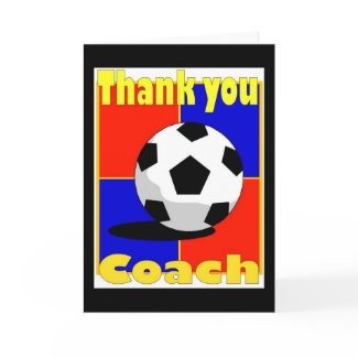 Soccer Coach card card