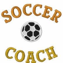 Soccer Coach Embroidered Polo Shirt