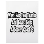 Soccer Coach Joke...Two Thumbs Customized Letterhead