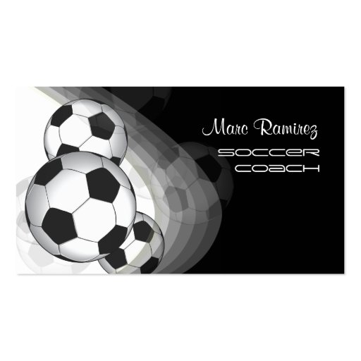 Soccer coach/soccer moms calling cards business card templates