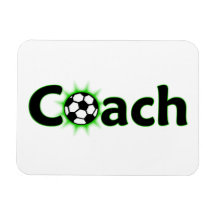 Soccer Coach Vinyl Magnet