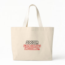 Soccer...Cool Dads Tote Bags
