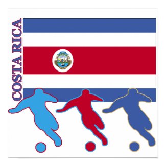 Soccer Costa Rica Poster print