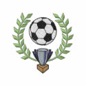 Soccer Crest embroidered shirts