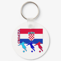 Soccer Croatia keychains