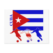 Soccer Cuba postcards