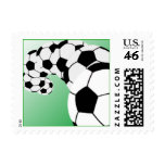 SOCCER Custom Postage/Green