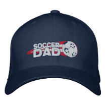 Soccer Dad Embroidered Cap Gift Embroidered Baseball Caps