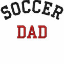 Soccer, Dad embroidered shirts