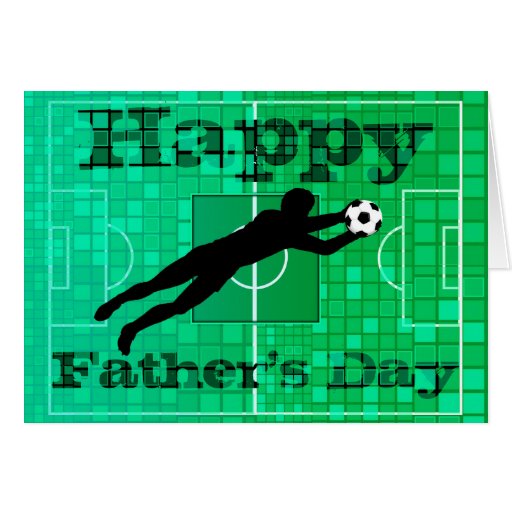 Soccer Dad Happy Father's Day Card Zazzle