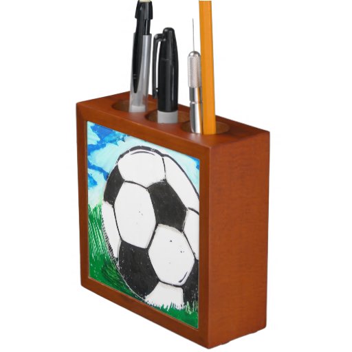 Soccer Desk Organizer Zazzle