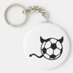 Soccer devil keychains
