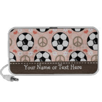 Soccer Doodle Speaker Personalized