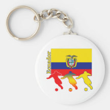 Soccer Ecuador Key Chains