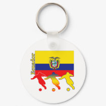 Soccer Ecuador keychains