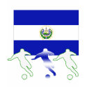 Soccer El Salvador Dark T-Shirt by nitsupak Soccer El Salvador Dark T-Shirt