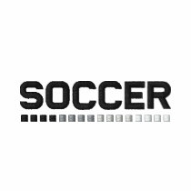 Soccer Embroidered Ladies Tee embroidered shirts