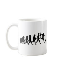Soccer evolution mugs