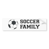 Soccer Family bumper stickers