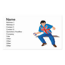 Soccer Fan Business Card