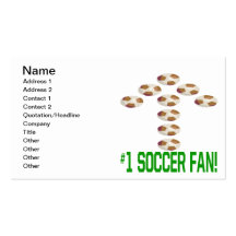 Soccer Fan Business Card Templates
