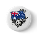 Soccer fans Australia Pin