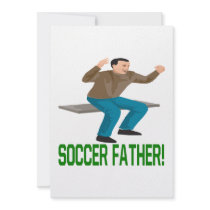 Soccer Father Personalized Invitation