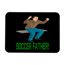 Soccer Father Vinyl Magnet