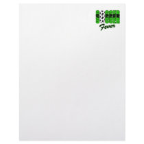 soccer fever text graphic customized letterhead
