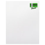 soccer fever text graphic customized letterhead