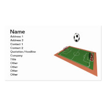 Soccer Field Business Cards