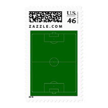 soccer field stamp
