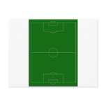 soccer field post cards