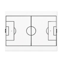 Soccer Field postcards