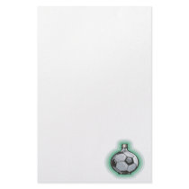 Soccer Flask Stationery Paper