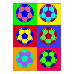 Soccer/ Football Art Greeting Card