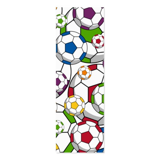 Soccer Football Bookmark Business Cards
