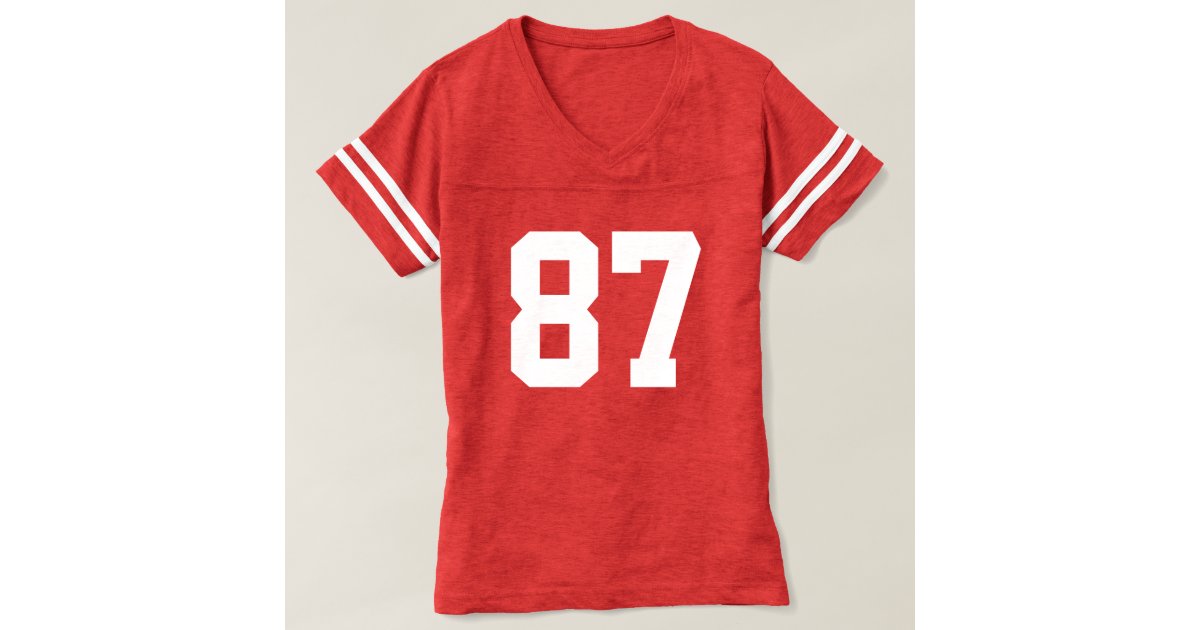 Soccer Football Number Customized Tshirt Zazzle