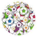 Soccer Football Sticker Sheet by markmurphycreative Soccer Football Sticker Sheet