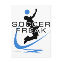 Soccer Freak - Boys - Blue postcards