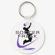 Soccer Freak - Boys - Purple keychains by DT_Studios Soccer Freak - Boys - Purple keychains