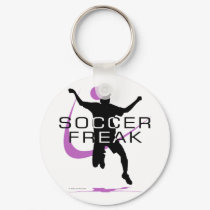 Soccer Freak - Girls - Pink keychains by DT_Studios Soccer Freak - Girls - Pink keychains