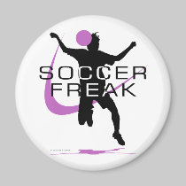 Soccer Freak - Girls - Pink magnets