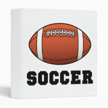 Soccer Futball Football Binders